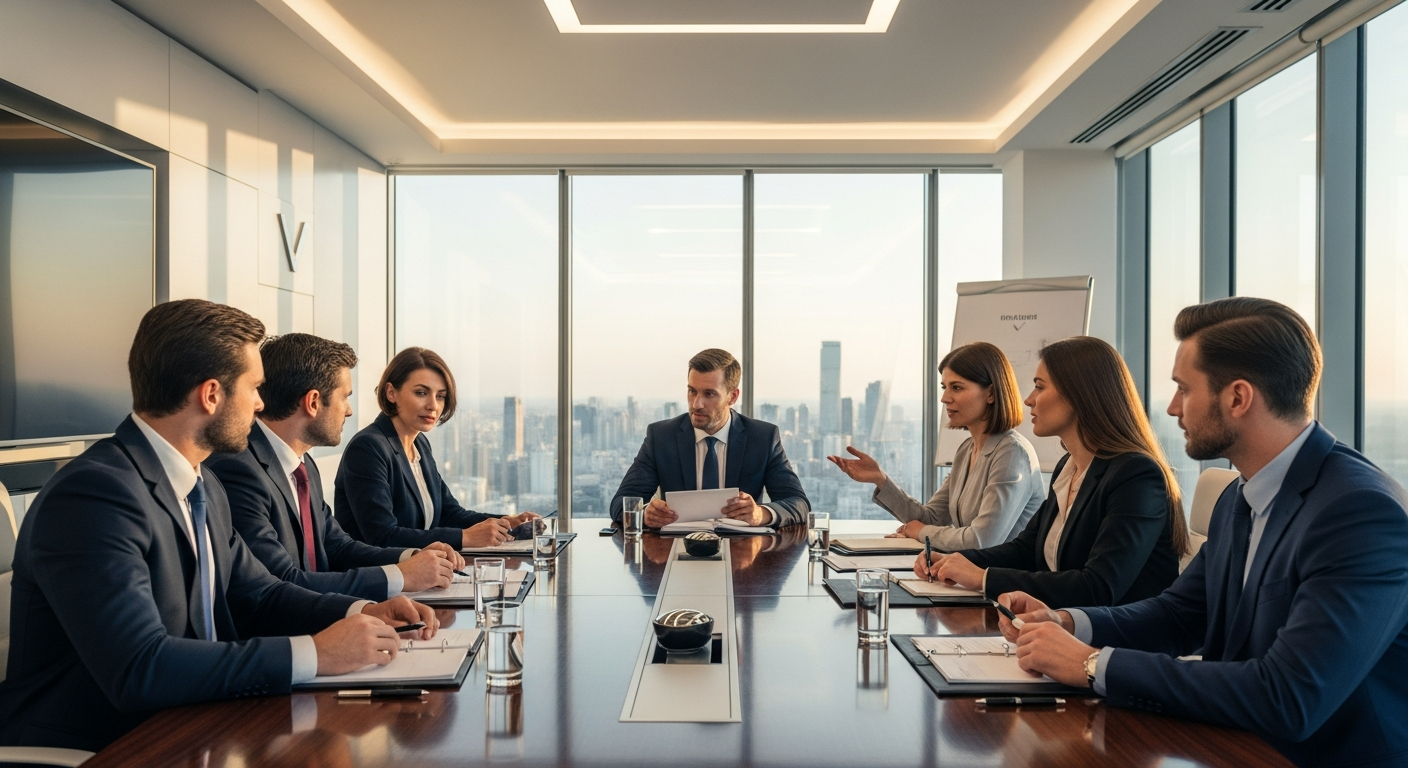 Corporate board room